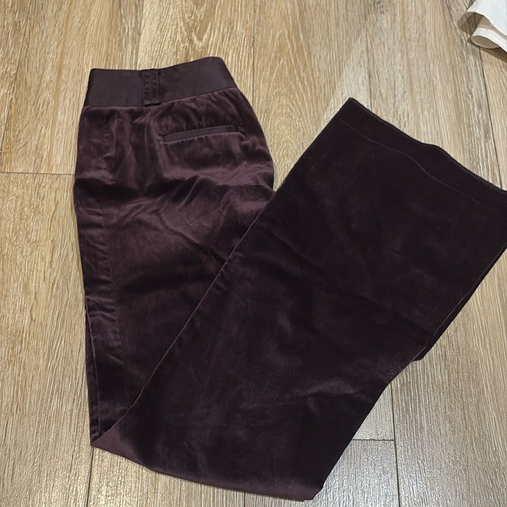 Banana Republic Purple Velvet Pants